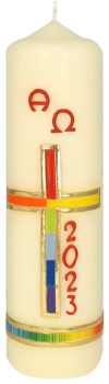 Ostertischkerze 220/60 mm, Dek. 3379